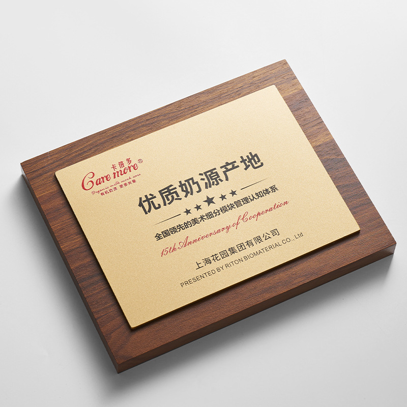 经典麦穗奖牌/聘书/奖牌/金银纸/荣誉牌细节图