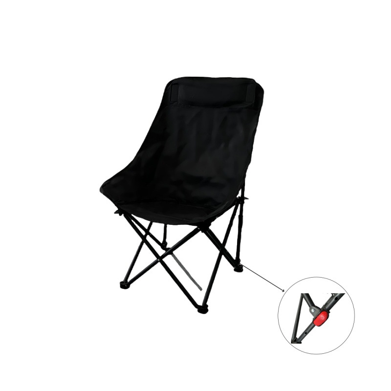 洋公子户外月亮椅高背可调节折叠椅露营钓鱼椅野营靠背椅户外野营详情图4