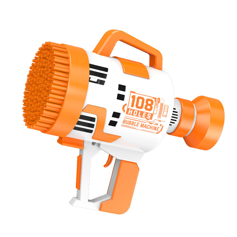 The popular Gatling bubble machine, 108-hole bubble gun, bubble blowing machine, parent-child outdoor leisure children's toy Item Picture