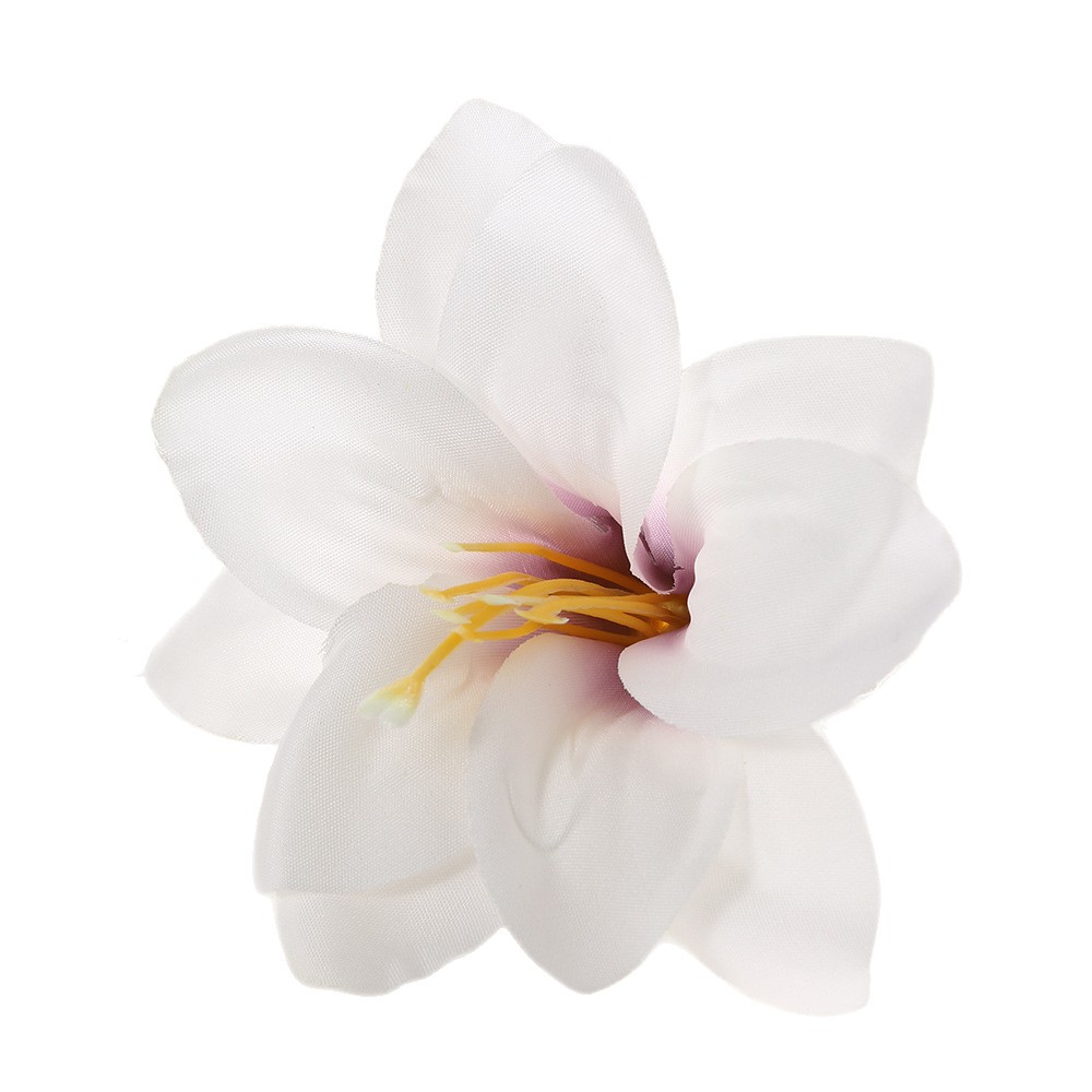 4公分玫瑰花头/玫瑰/花杆/竹木/电镀玫瑰花白底实物图