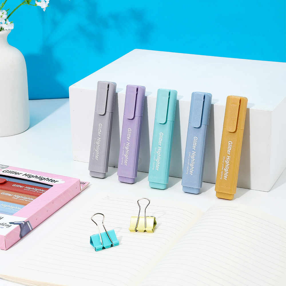 【 Customized logo】 8-color sparkling silver pen, graffiti painting pen, sparkling pen, children's creative painting Specification image