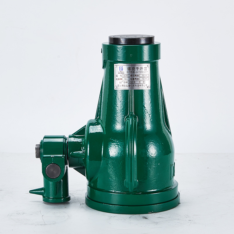 螺旋千斤頂廠家批發(fā)機械頂立式5噸10噸手搖套筒齒輪式螺旋千斤頂細節(jié)圖