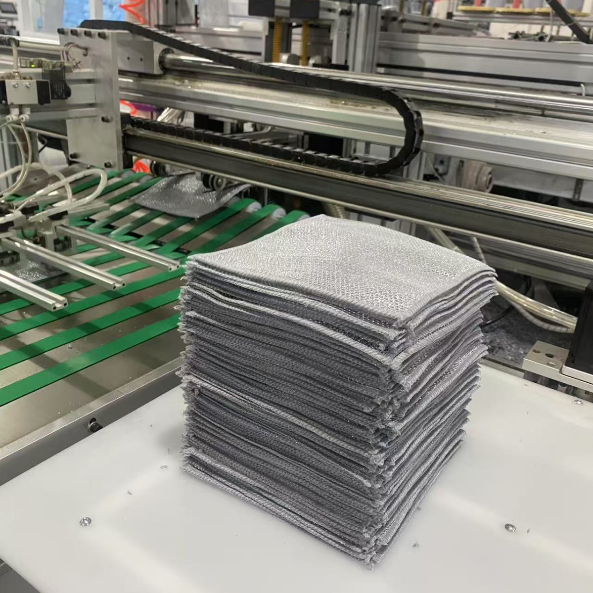 银丝抹布厨房洗碗布家用双层钢丝抹布清洁布小百货居家日用品批发