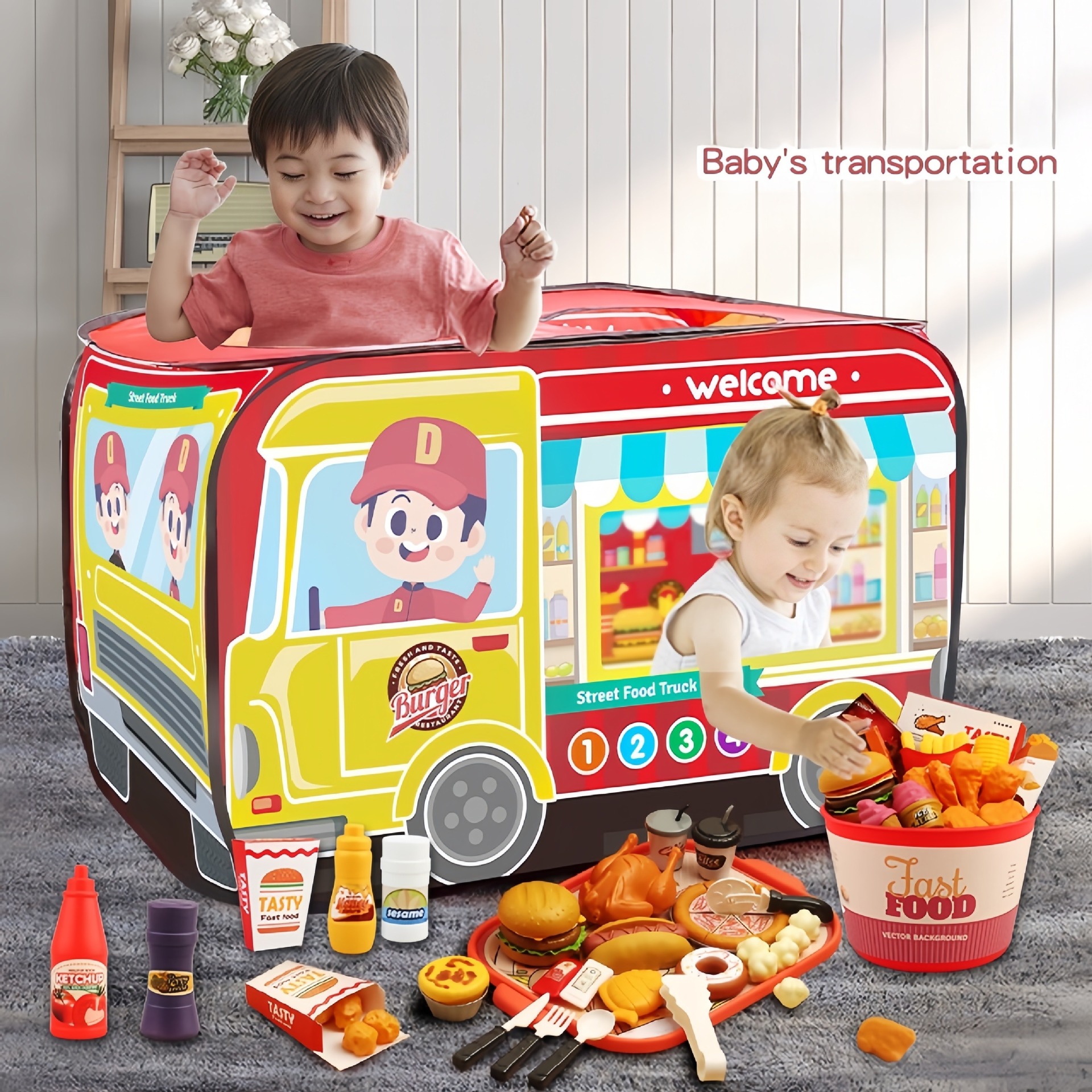 过家家玩具/儿童玩具/可做饭厨具/迷你小厨房/益智玩具产品图