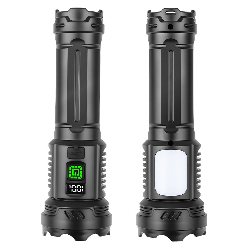 وبمصابيح يدوية خفيفة من طراز ABS محمولة داخل مصباح يدوي يعمل بالضوء القوي مزود بيار 7LED+COB من نوع ماي ماي Item Picture