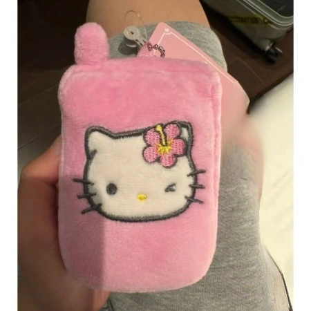 Mobile phone pendant doll Avail Sanrio Volkswagen hello Kitty retro Flip phone mirror pendant Mobile phone pendant doll Avail Sanrio Volkswagen hello Kitty retro Flip phone mirror pendant