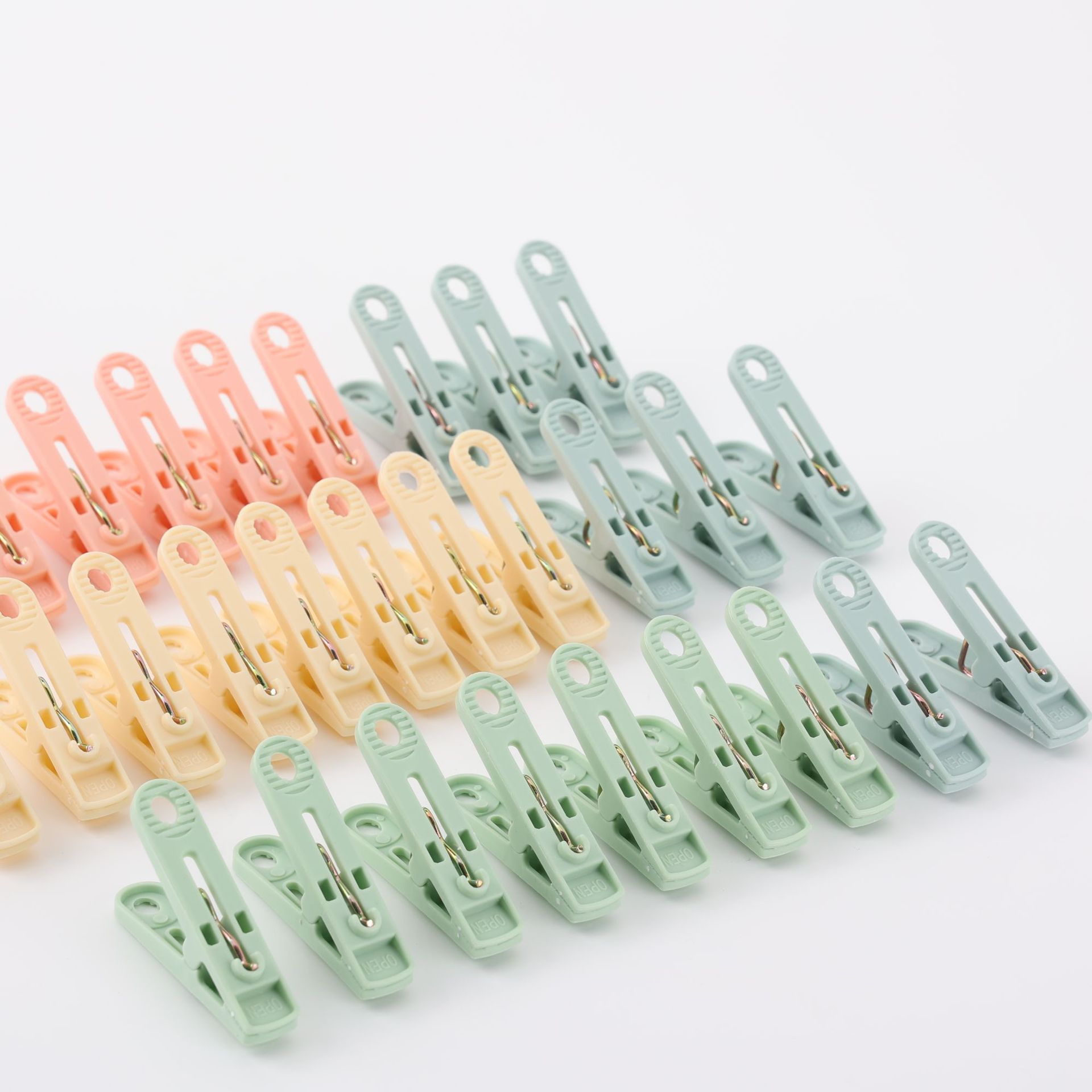 晾衣夹防风固定衣服塑料小夹子家用学生宿舍衣夹批发北欧强收纳