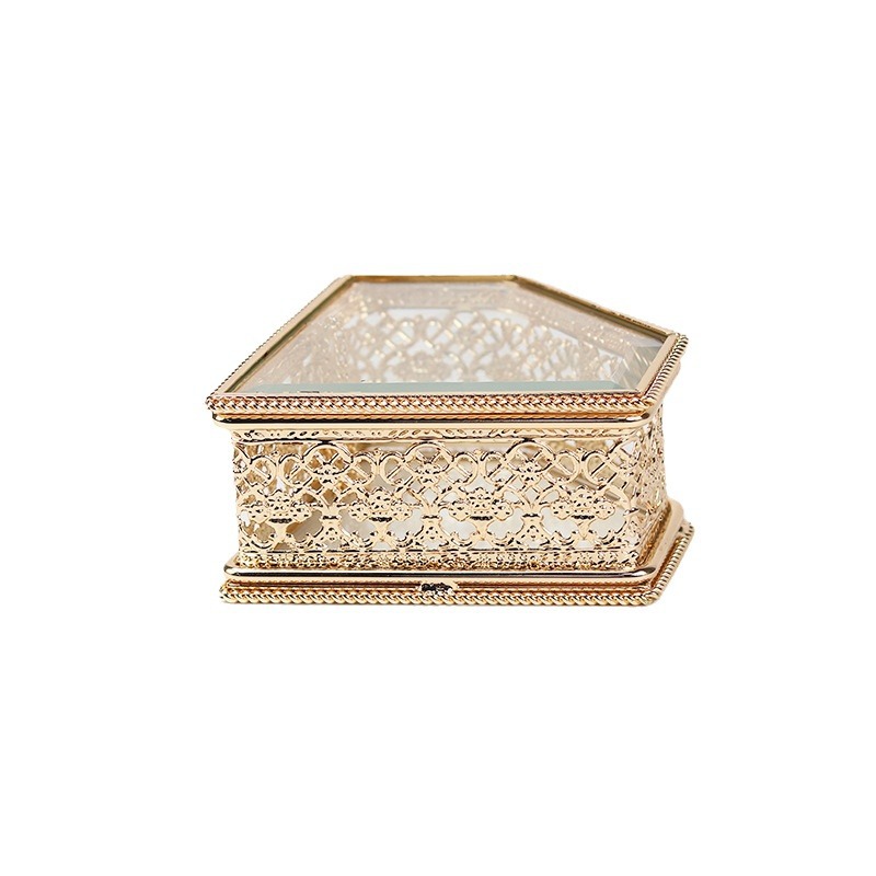 Wholesale of brass glass bottles, lucky star storage boxes, wishing heart jars, gift jewelry boxes, wishing bottles Item Picture