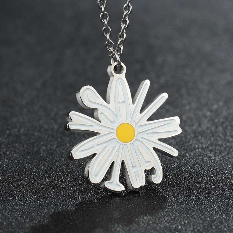 European and American long, versatile and trendy brand titanium steel necklace for women, sweater chain, pendant, chain, hip-hop pendant, Instagram influencer