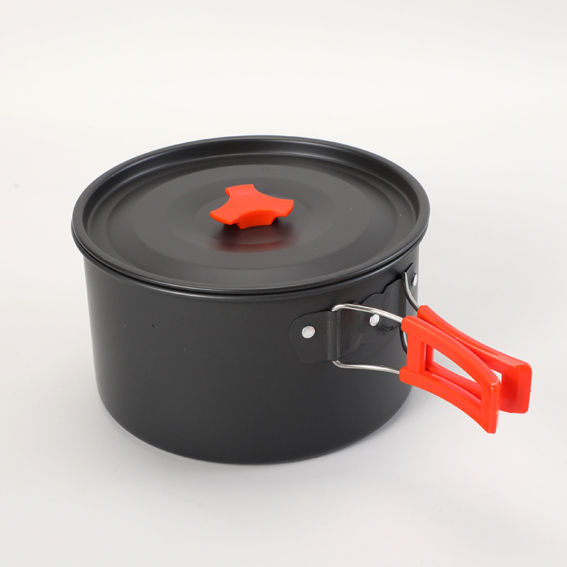 户外锅具露营炉具便携炊具野炊装备烧水壶套锅卡式炉锅套装组合细节图