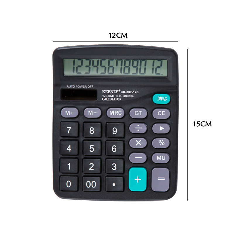 12-digit true solar dual power supply student, property, office and accounting special calculator manufacturer, computer wholesale Application Scenario