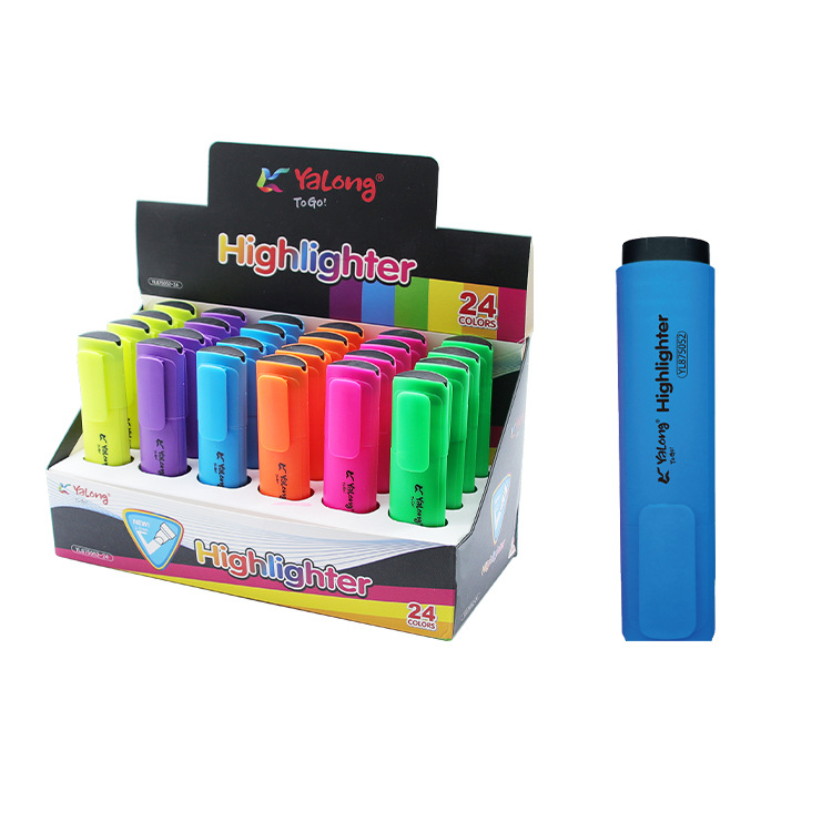 Yalong Cross-border's 2023 best-selling highlighters for schools and offices/High-quality highlighters