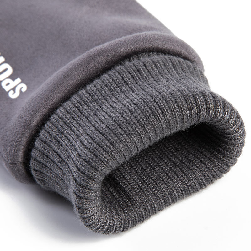 N034 Men's Warm Gloves, winter outdoor touch screen cycling hand protection Men's Suede fleece windproof and cold-proof gloves, German Fleece Specification image