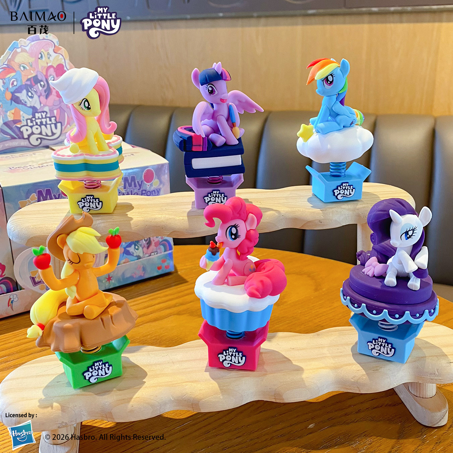 Official My Little Pony figurines, rocking fun figurines, cute Biki and Ziyue dolls, desktop decorative figurines Application Scenario