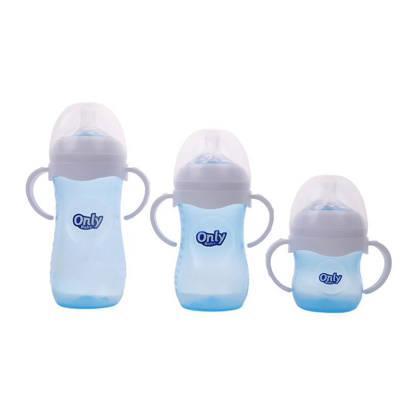 奶瓶/跨境电商母婴用品/婴儿奶瓶/跨境母婴奶瓶爆品/跨境电商新款奶瓶白底实物图