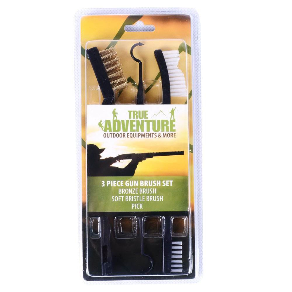 军彩速卖通亚马逊户外战术射击工具12GA清洁刷3件套清洁内管刷子