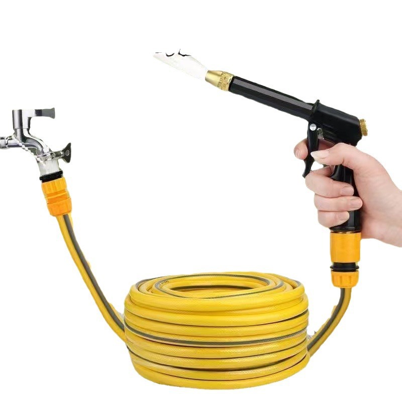 The manufacturer supplies high-pressure car wash water gun sets, household car wash water gun hose sets, and soft and cold-resistant water pipes for all four seasons Item Picture