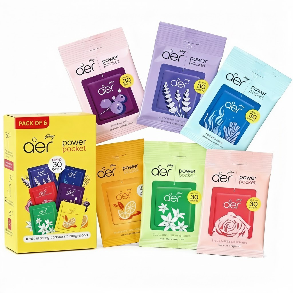 跨境外贸英文版Aer Prower Pocket强劲香薰30天车载口袋香氛香水白底实物图