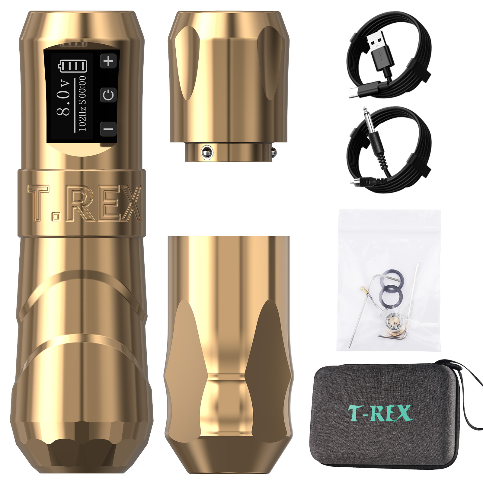 shanilak t-rex nueva batería de litio inalámbrica tattoo pen 2000 mah así llevar herramientas de belleza Item Picture