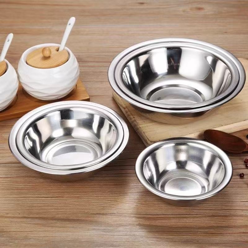 Stainless steel ladle, stainless steel soup bowl, soup basin, small bowl, seasoning basin, kitchen, hotel, restaurant, restaurant seasoning bowl, ladle Application Scenario