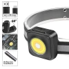 The new cross-border COB small adjustable lightweight headlamp with three light sources for outdoor lighting and charging is waterproof Application Scenario