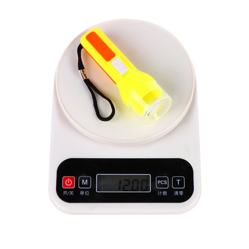 Wholesale school children's color portable laser lights, flashlights, plastic flashlights, small gifts, children's toys details Picture