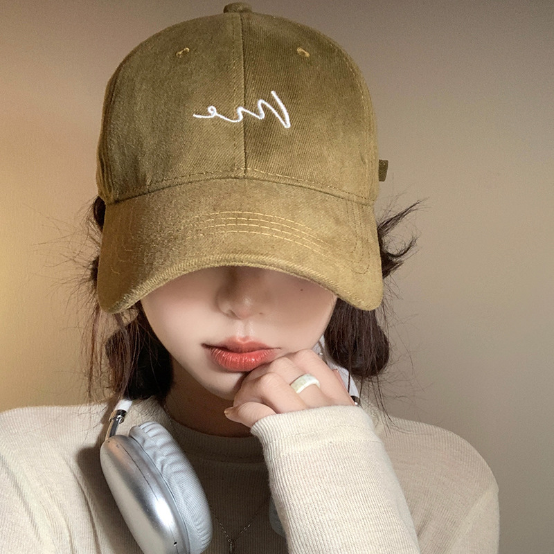 棒球帽刺绣宽帽檐鸭舌帽女韩版显脸小帽子户外遮阳帽男2026新款
