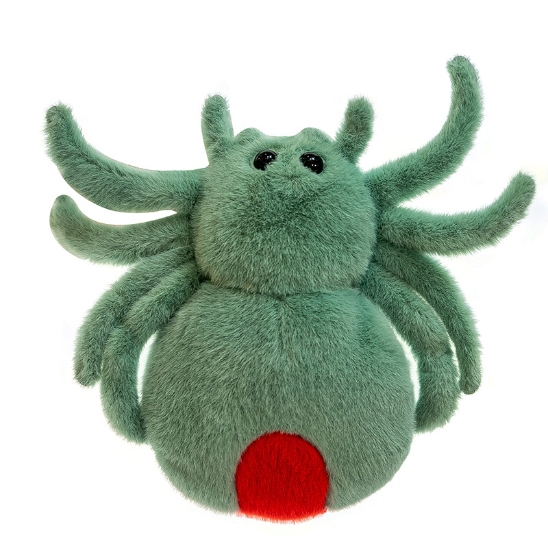 Best-selling cross-border Lucas simulation spider plush toy, doll, and small gift for festive atmosphere and prank