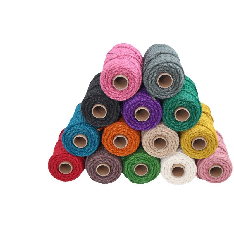 DIY dyed rope style colorful hemp rope cat climbing frame, colorful hemp rope diy kindergarten environmental creation retro decoration Item Picture