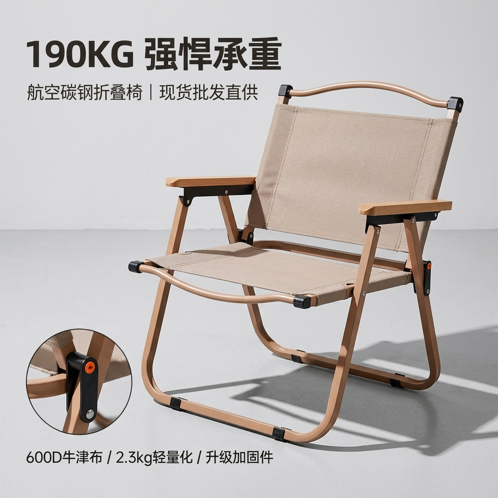 Kmet silla plegable pesca casual silla portátil mesa de picnic al aire libre taburete de acero al carbono ultraligero silla de camping Application Scenario