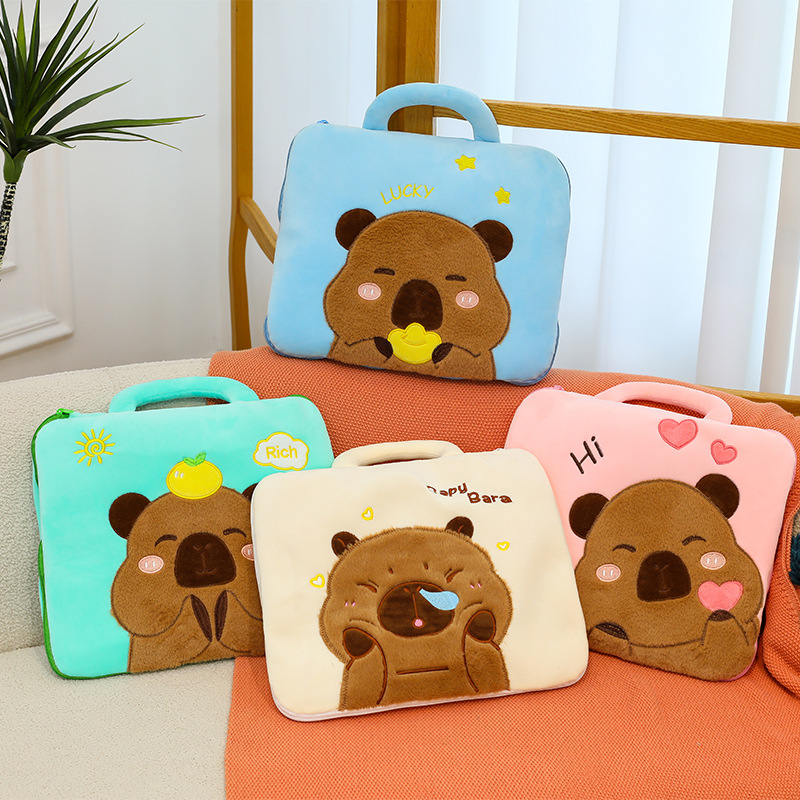 可爱卡通抱枕被两用二合一空调毯办公室趴枕车载抱枕靠枕批发