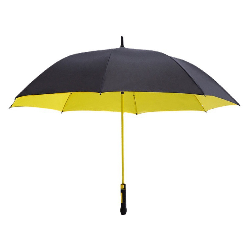 Large umbrella 135cm, sturdy and weather-resistant umbrella, long-handled double-layer golf umbrella, double-layer automatic business umbrella manufacturer Item Picture