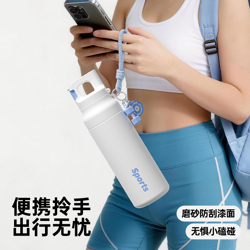 金属运动水壶/owala/运动水杯/直饮水杯男户外/塑料杯产品图