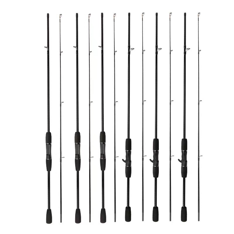 Lure fishing rod M adjustment lure fishing rod wholesale water drop wheel spinning wheel lure fishing rod black long-range casting fishing rod, universal fishing rod Item Picture