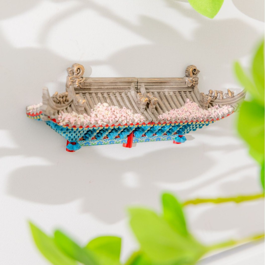 Taihe Yuanqi Fang Spring Edition fridge Magnets: Ancient buildings with a touch of spring charm. Source factory with abundant stock and favorable wholesale prices Application Scenario