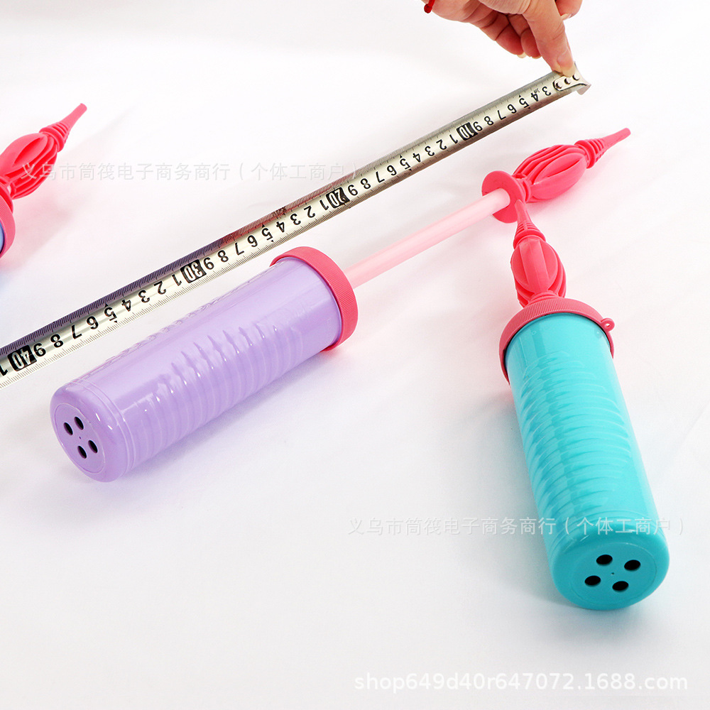 Wholesale of a variety of brand-new manual portable wedding balloons, swimming rings, ball balls, yoga balls and air pumps details Picture