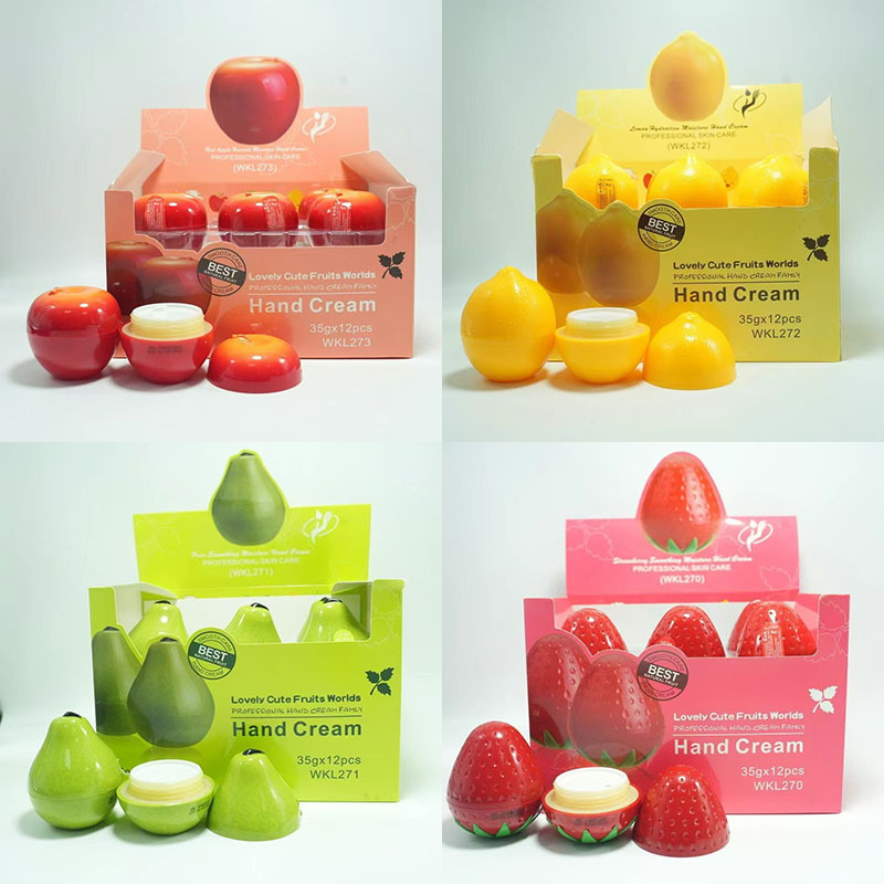 外贸保湿滋润手部防干裂干燥水果味持久水果护手霜hand cream