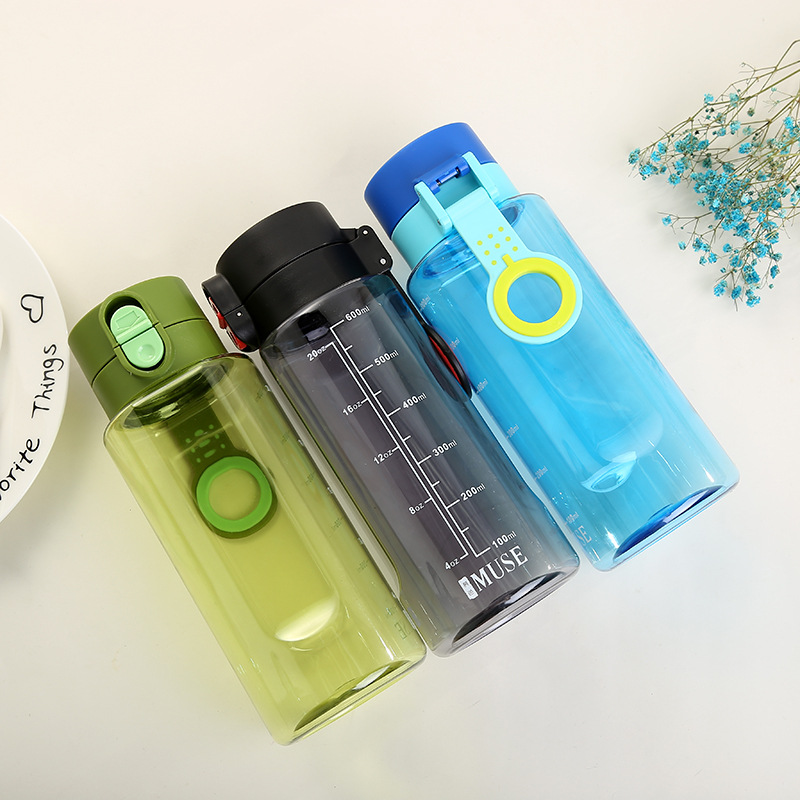 促销礼品印logo慕色韩版弹跳运动杯便携学生儿童随手杯弹跳盖水杯