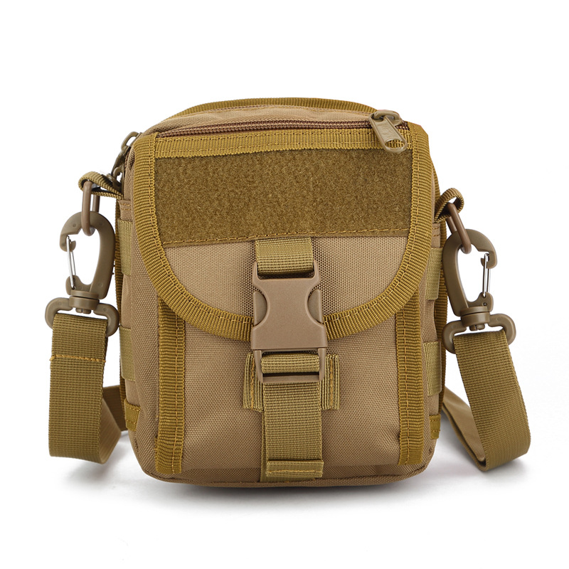 Apron mobile phone bag, men's single-shoulder crossbody bag, camouflage tactical waist bag, multi-purpose outdoor sports small crossbody bag details Picture