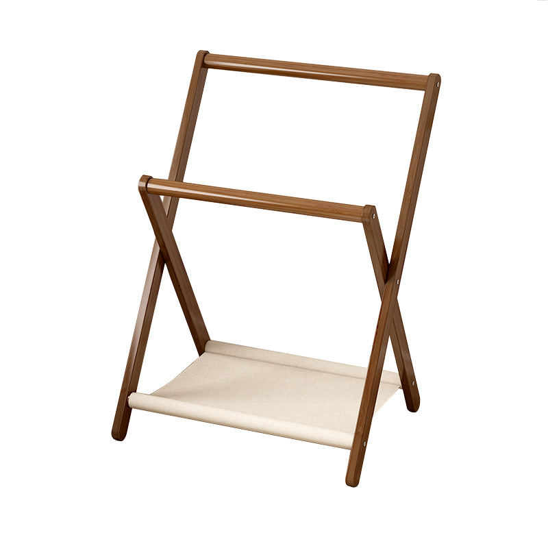 宠物衣架迷你落地式狗狗专用挂衣架猫咪衣服置物架简易小型衣帽架白底实物图