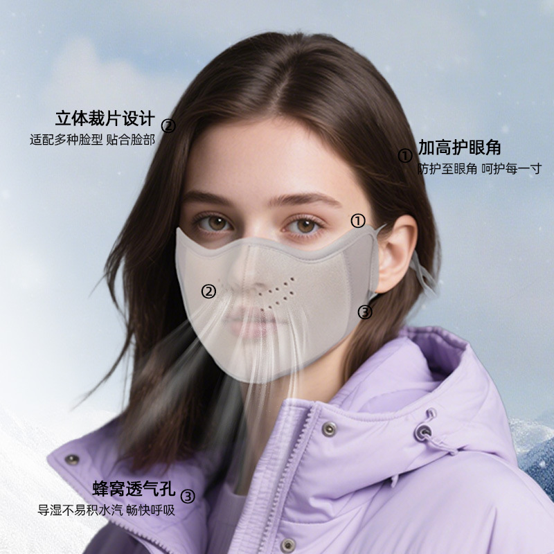 桑蚕丝口罩/口罩盒装/口罩/ES三层无尘室口罩/口罩冬天产品图