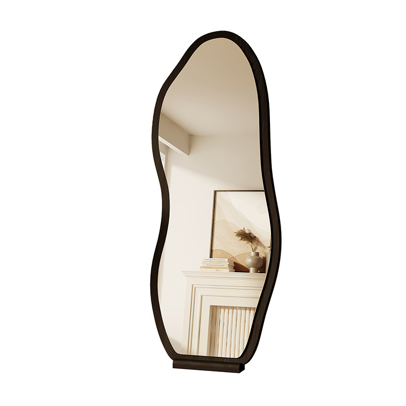 Floor-standing mirror, full-length mirror for home bedroom and living room, wall-mounted, Chinese-style light luxury dressing mirror and fitting mirror for clothing stores Item Picture