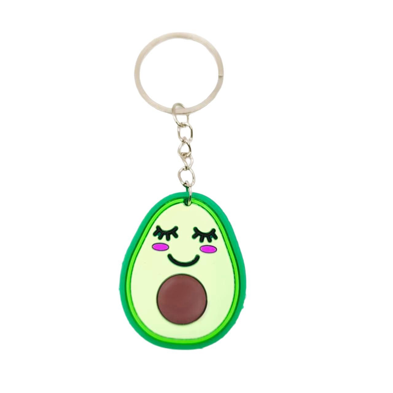 Soft rubber keychains, 2024 new keychains, fruit keychains, cute keychains, car keys Item Picture