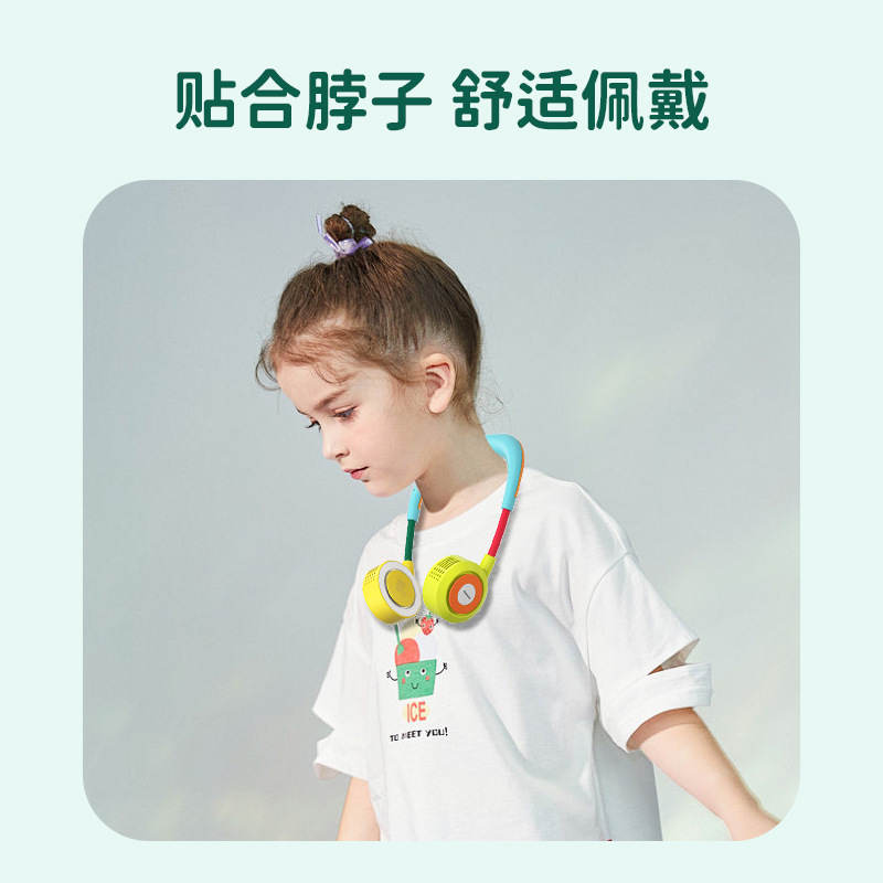 【 Newman Genuine 】FS10 Bladeless Turbine neck-hanging small Fan, silent, Strong wind force, ultra-long battery Life, Cooling Wonder Specification image