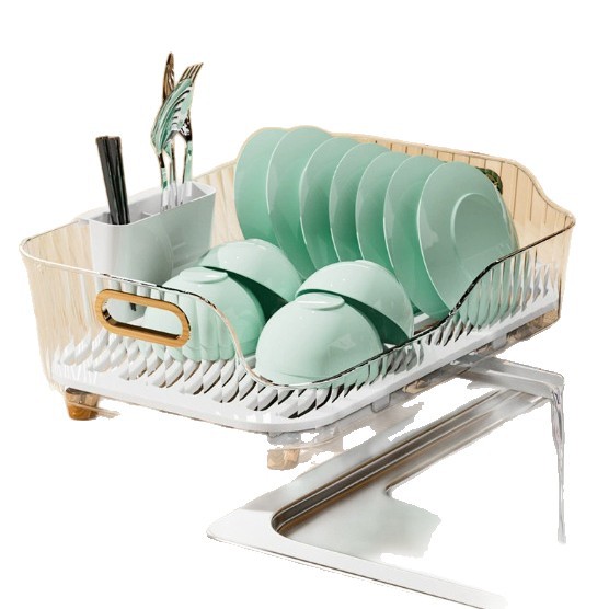 Household kitchen sink, draining bowl rack, eco-friendly plastic tableware, fruit storage, draining bowl rack, countertop storage rack Item Picture