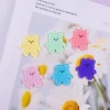 DIY acrylic accessories, phone cases, keychains, pendants with holes, bright pink, double-sided transparent bear pendants details Picture