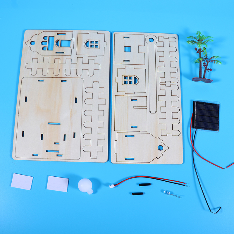 Science Experiment Solar street lamp, physical science experiment equipment, solar garden lamp, small technology production details Picture