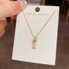 The Korean-style, fashionable and simple zircon bamboo joint necklace is exquisite and versatile. The Chinese-style collarbone chain is a niche design accessory Application Scenario