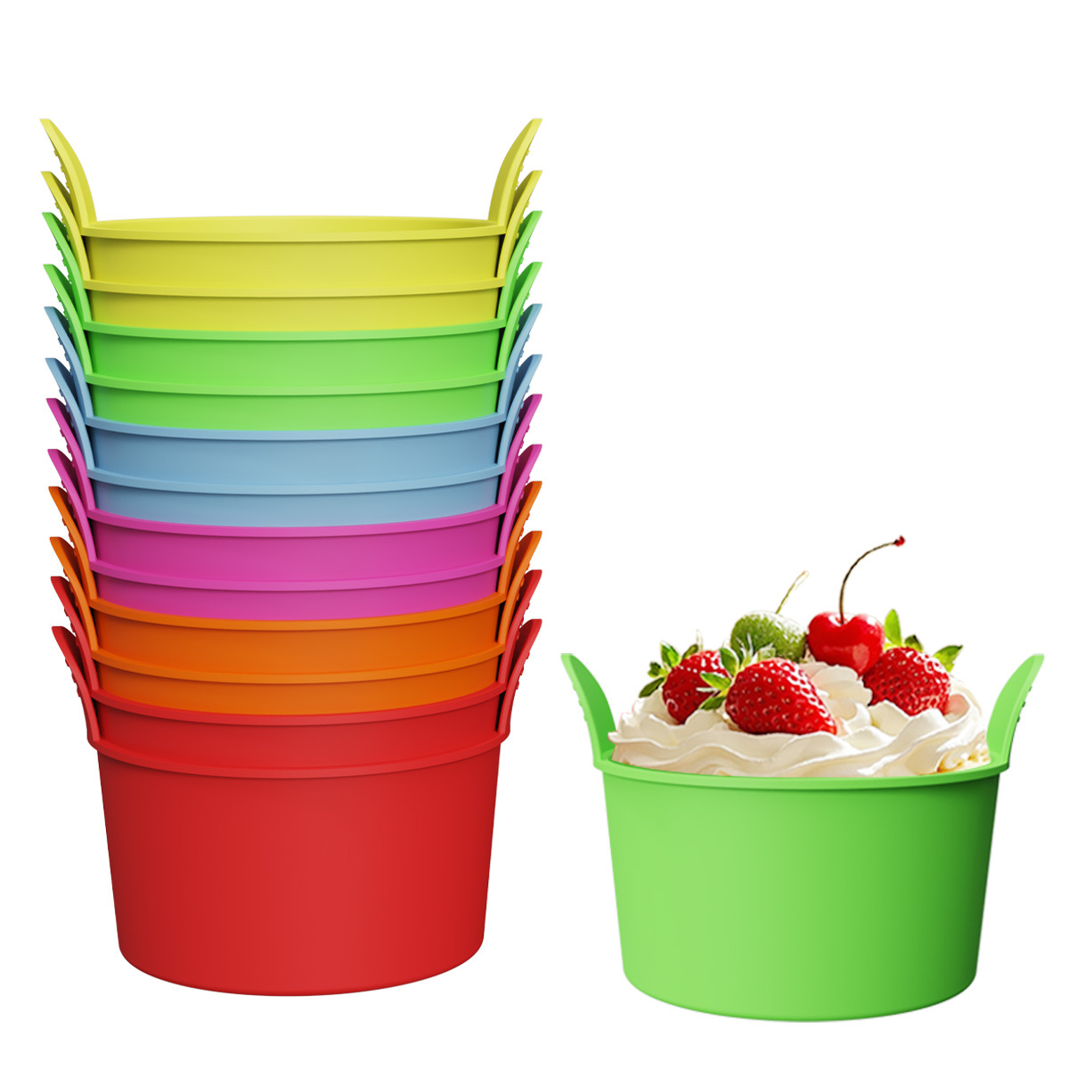 Silicone egg steaming cup, reusable cake cup, Amazon cross-border silicone cake baking mold Item Picture
