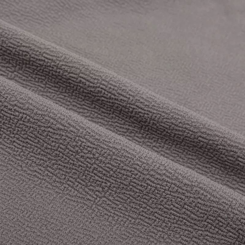 In stock: ant fabric polyester ammonia bubble jacquard high-elastic wrinkled fabric texture knitted fabric casual wear halter dress Specification image